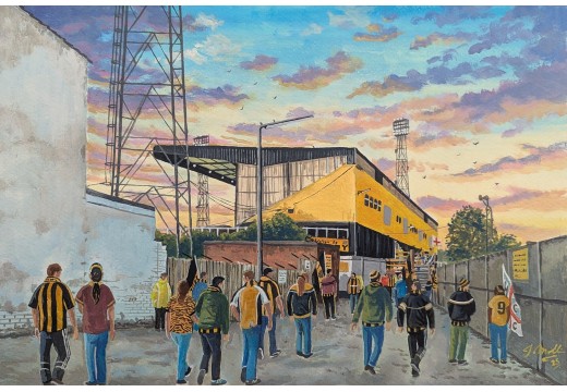 Hull City Football Club - Boothferry Park Stadium Art Print Hull City Football Club - Boothferry Park Stadium Art Print